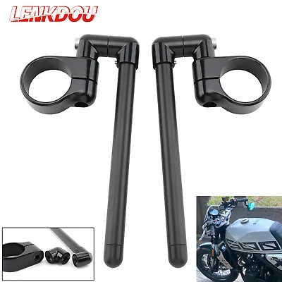 50mm Motorcycle Clip On Handlebar Handle Bars For Suzuki GSXR750 GSXR1000 YAMAHA • $88.96