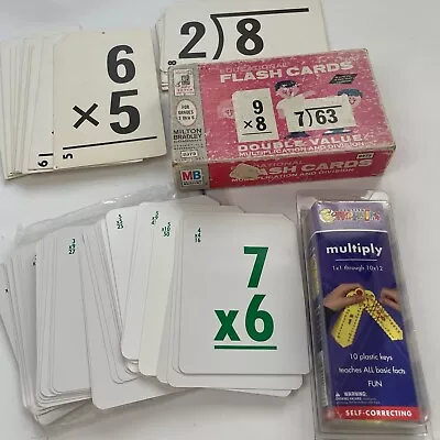 Math Learning MULTIPLICATION Wrap Up & Flashcards Division Education Homeschool • $8