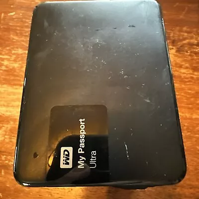 WD My Passport Ultra 1TB Portable External Hard Drive WDBGPU0010BBK-05 No Cable • $25