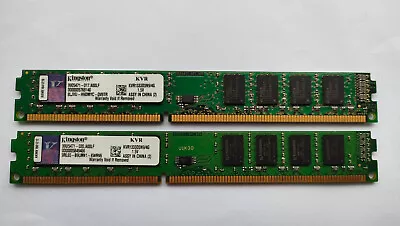 Kingston 8GB DDR3 Kit 1333MHz KVR1333D3N9/4G 2x 4GB PC3-10600 (DDR3-1333)  • £12.50