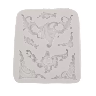 £8.18 • Buy Scroll Baroque Silicone Molds Christmas Silica Tool