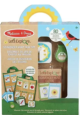 Melissa & Doug Lets Explore Indoor Outdoor Scavenger Hunt Play Set • $12.99