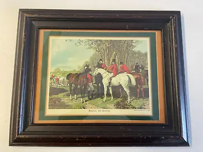 Vintage English Fox Hunting Drawn By J. F. Herring Sen. (1795-1865) • $175