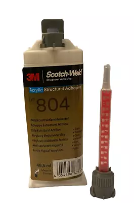 3M Scotch-Weld EPX Super Clear Acrylic Adhesive DP804 Transparent 48.5 Ml • £17.49