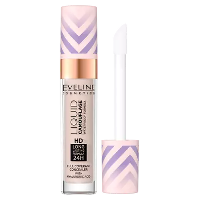 Eveline Liquid Camouflage Waterproof Concealer No. 02 Light Vanilla 7.5ml • £5.89