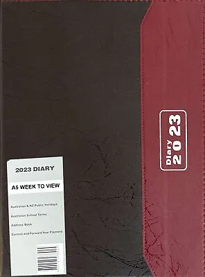 $13.99 • Buy 2023 Year Diary A5 Week To View Hard Cover Diary2023 Jan - Dec