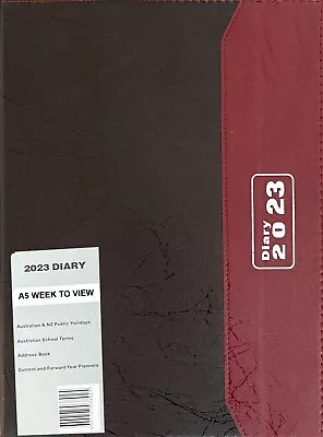 $13.99 • Buy 2023 Year Diary A5 Week To View Hard Cover Diary2023 Jan - Dec