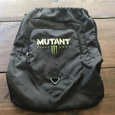 Monster Energy Mutant Super Soda Drink Cinch Drawstring Backpack Bag • $14.99