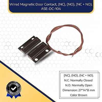 NC NO 1 Pcs Wired Magnetic Contact Switch Door Window Contact Sensor Alarm • $7.49