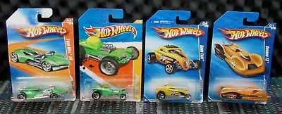 Hot Wheels  4 Cars  Twin Mill  Mooneyes   Mysterion    Rods   Racers   B0x K • $8.99