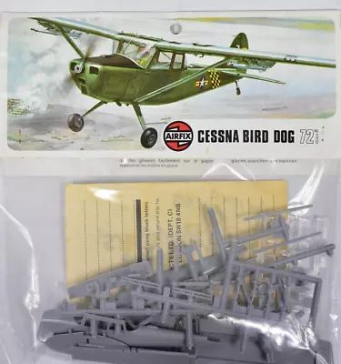 1973 1st Edn Vintage Hang Bag Type Airfix Model Kit 1:72 Cessna O-1e/f Bird Dog • £30