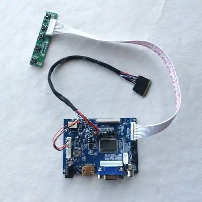 Fit LVDS 40-Pin 2ch 6bit 1600*900 Laptop Screen Controller Board Kit HDMI+VGA+AV • $22.85