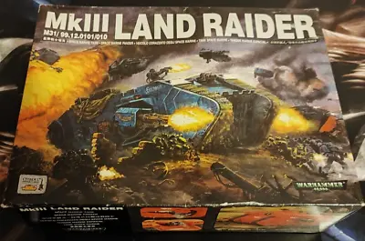 Warhammer 40K - Space Marines - MKIII Land Raider (vintage OOP Box) - [BNIB] • £69.99