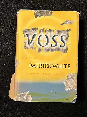 Vintage 1st Edition Voss By Patrick White 1957 Hardcover Dustjacket • $10