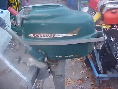 Vintage 1955? Mercury Mark 6 Twin Cylinder Outboard Motor Complete . • $500