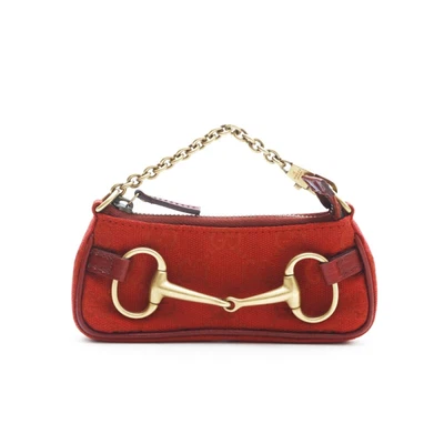 £300.64 • Buy GUCCI Pouch GG Canvas Horsebit Coin Purse Wine Red Authentic From Japan