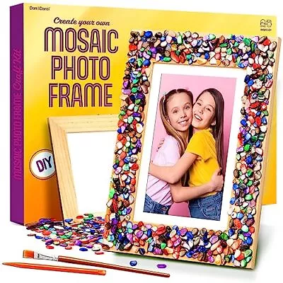 Dan&Darci DIY Mosaic Picture Frame Kit For Kids - Arts And Craft Kits For Gir... • $21.56