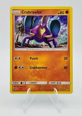 Crabrawler 7/12 McDonalds Promos 2017 Pokemon Card • $2.30