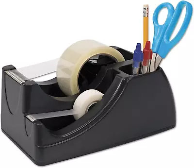 9669 Recycled 2-In-1 Heavy Duty Tape Dispenser 1-Inch And 3-Inch Cores Black • $38.89