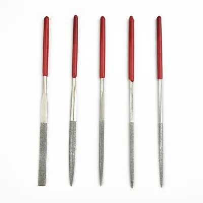 5x/Set Needle File Set High Carbon For Metalwork Soft Grip Jewellers Micro • $10.24