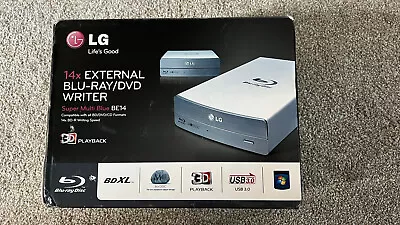 $160 • Buy LG Black 6X BD-R 2X BD-RE 16X DVD+R SATA Blu-ray Burner GBW-H20L - New In Box!