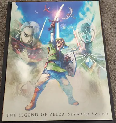 Legend Of Zelda 25th Anniversary Poster Skyward Sword Link My Club Nintendo 2011 • $29.44