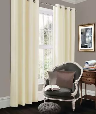 Blackout Curtains Thermal Ready Made Eyelet Ring- Energy Saving (90% Blackout) • £29.99