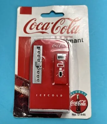 Vintage 1995 Coca-Cola Vending Machine Fridge Refrigerator Magnet In Package M22 • $6