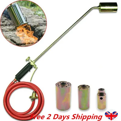 £20.99 • Buy Long Arm Propane Butane Gas Torch Burner Kit Roofers Roofing Brazing Blow Hose