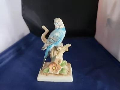 Vintage Topline Imports Blue Parakeet Figurine • $19.99