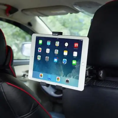 CAR MOUNT HEADREST HOLDER BACK SEAT CRADLE SWIVEL DOCK ENTERTAINMENT For TABLETS • $26.38