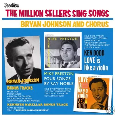 Bryan Johnson Million Sellers Mike Preston Ken Dodd CD  • £14.99