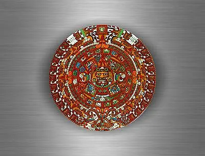 Sticker Car Biker Tuning Decal Aztec Tribal Calendar Maya Mayan Mexico Bumper A • $3.80