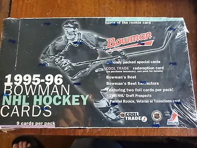 1995-96 BOWMAN NHL Hockey Trading Cards  Factory-Sealed Hobby Box NEW • $239.75