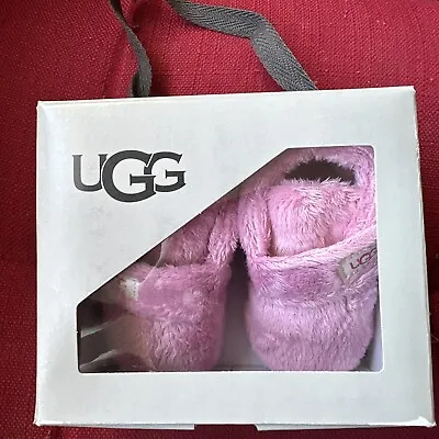 UGG Pink Baby Bixbee Boots Size 02/03 (6-12 Months) US SELLER BRAND NEW With Box • $35