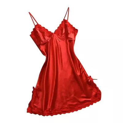 Women's Negligee Nightgown Briefs Lingerie Sleepwear Summer Dress • £7.40