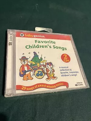 Baby Genius: Favorite Children's Songs By Various Artists (CD 2006 2 Discs... • $9