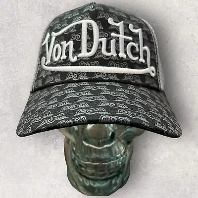 RARE Von Dutch Trucker Hat Multicolor Graphic Embroidered- Out Of Production NWT • $39.99