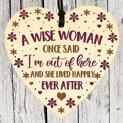 Retirement Gifts For Her Women Funny Retirement Gift Colleague Novelty Plaque • £3.49