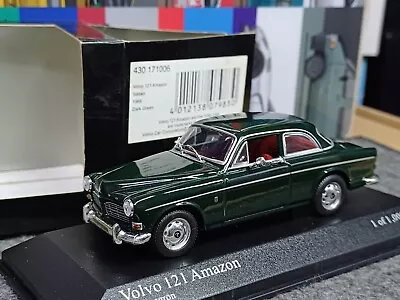 1/43 Minichamps Volvo 121 Amazon (1966) Diecast Green • $69.99