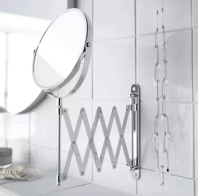 Frack IKEA Wall Mounted Mirror Vanity Shaving Bathroom Mirror Makeup Magnifying • £12.27