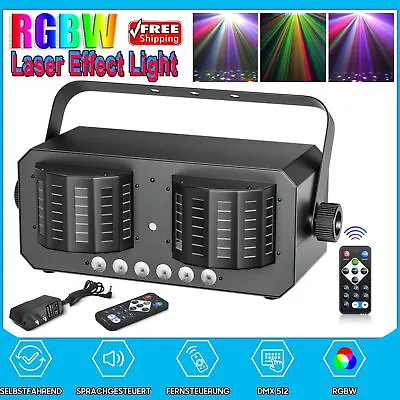 30W RGBW Laser Effect Stage Light Self-propelled DJ Party Light Remote Control • $47.99
