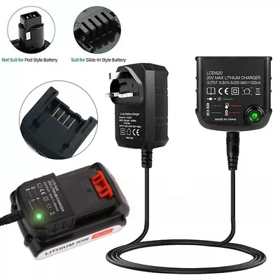 £12.99 • Buy Battery Charger Replacement For Black & Decker LBXR20 14.4V 18V 20V Lithium-Ion
