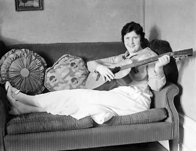 1915-20 Opera Soprano Olive Kline Guitar Old Photo 8.5  X 11  Reprint • $14.84