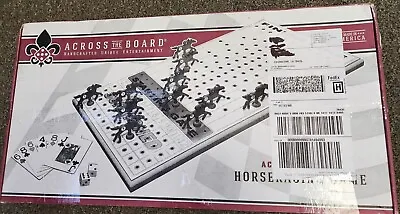 2007 Across The Board Horse Racing Party Game Hand Crafted Solid Maple USA • £96.50