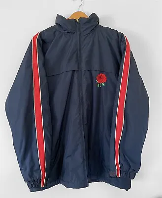 £12.99 • Buy England Rugby Jacket Blue Mens Size Large With Defect