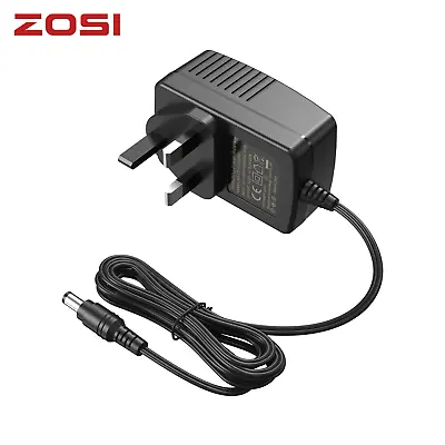 £7.99 • Buy ZOSI 12V Power Supply 2A AC DC Adapter 3 Pin UK Plug For CCTV Camera IPC Charger