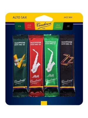 $38.45 • Buy Vandoren Jazz Mix Alto Sax Reeds Card Of 4