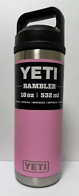 Yeti Rambler 18oz (591ml) Bottle W/- Chug Cap - Limited Edition Power Pink • $109.98