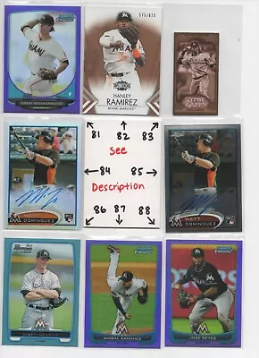 Miami Marlins * SERIAL #'d ROOKIES AUTOS JERSEYS * Stanton Yelich Beckett Hanley • $1.49